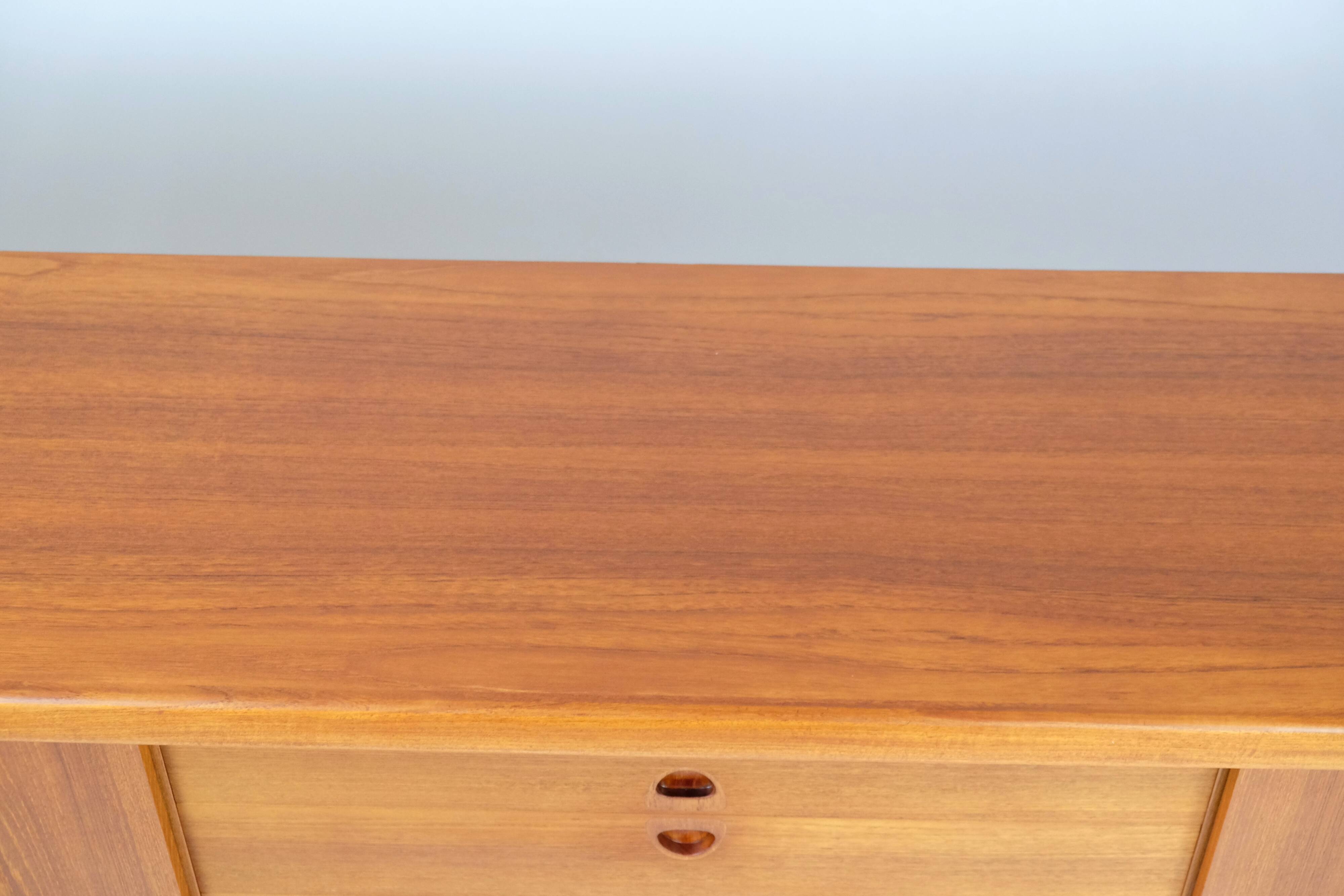 Danish Teak Sideboard by H.W. Klein for Bramin 60er Mid-Century