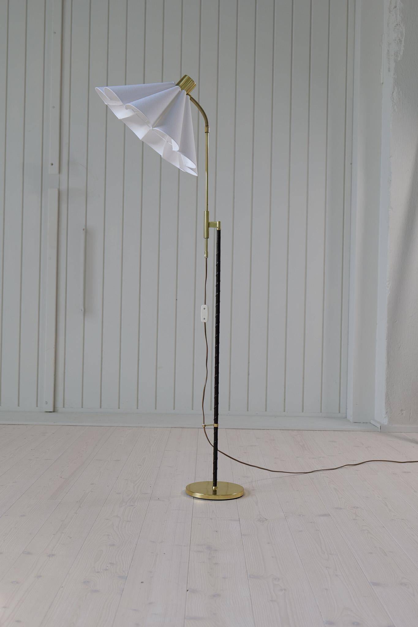 Mid-century modern floor lamp Möllers Armatur Sweden, 1960s