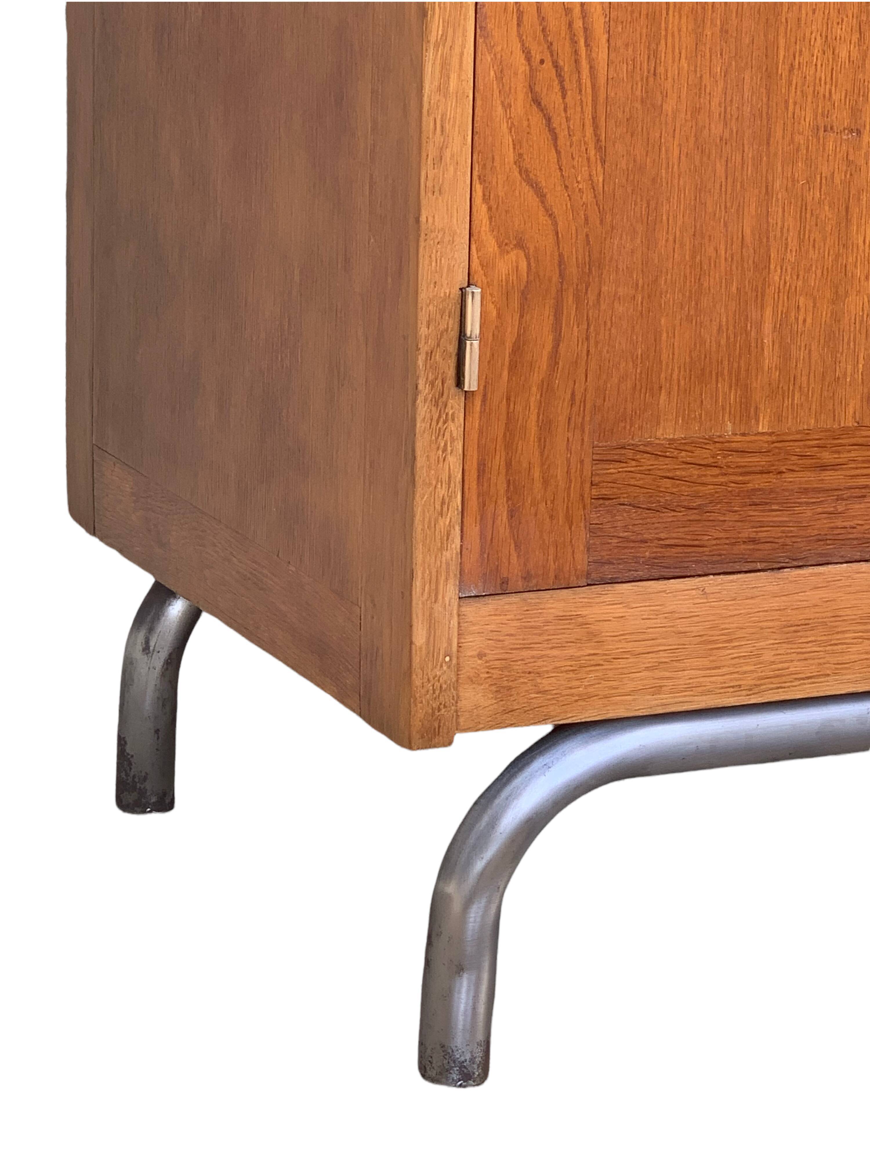 Glass cabinet from a primary school, 1950.