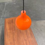Mid-Century German Glass Pendant Lamp AH by Peill & Putzler, Set of 3