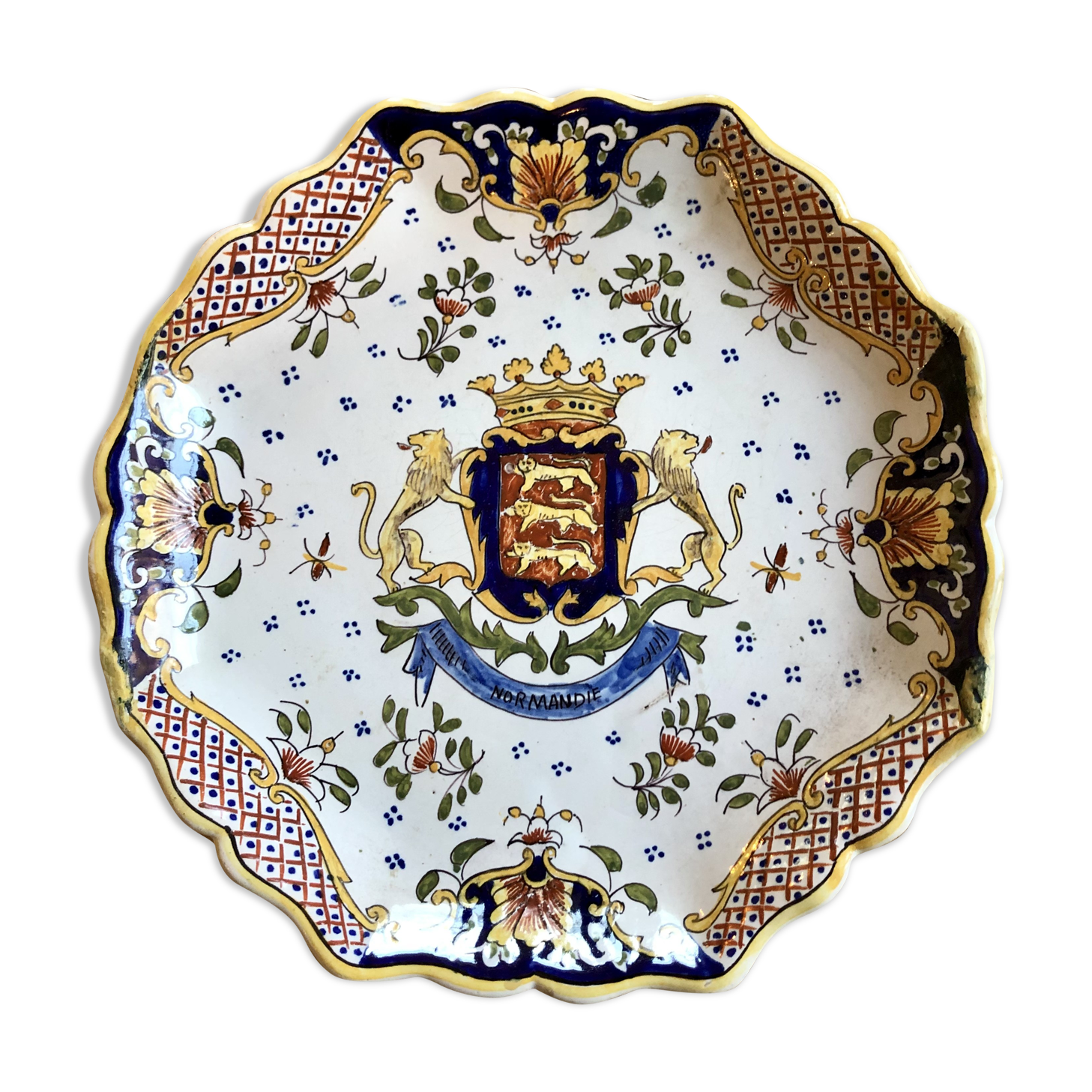 Rouen Dish - early 20th