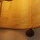 Lampe à poser en rotin et tissu