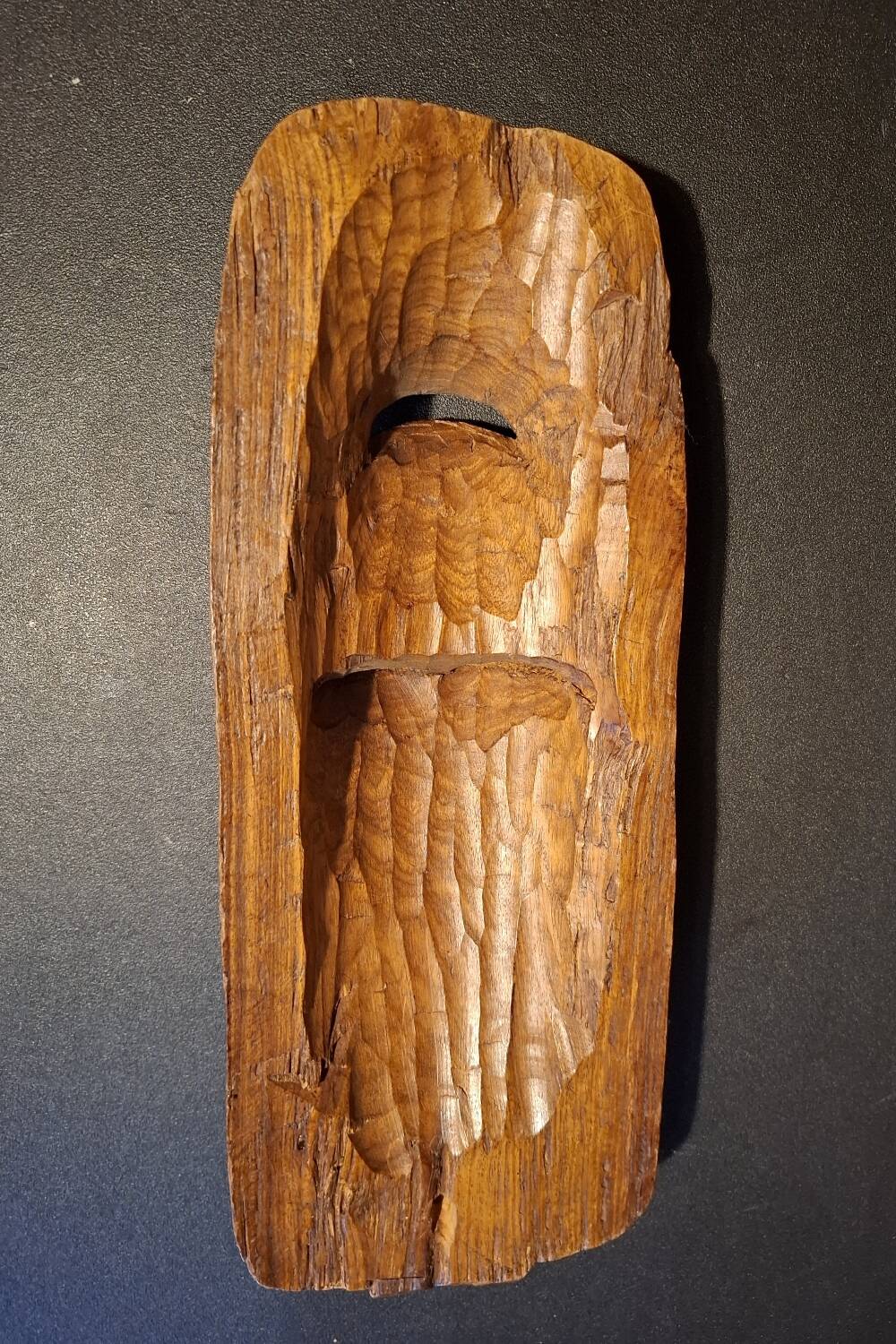 Ashanti tribal mask originating from Ghana.