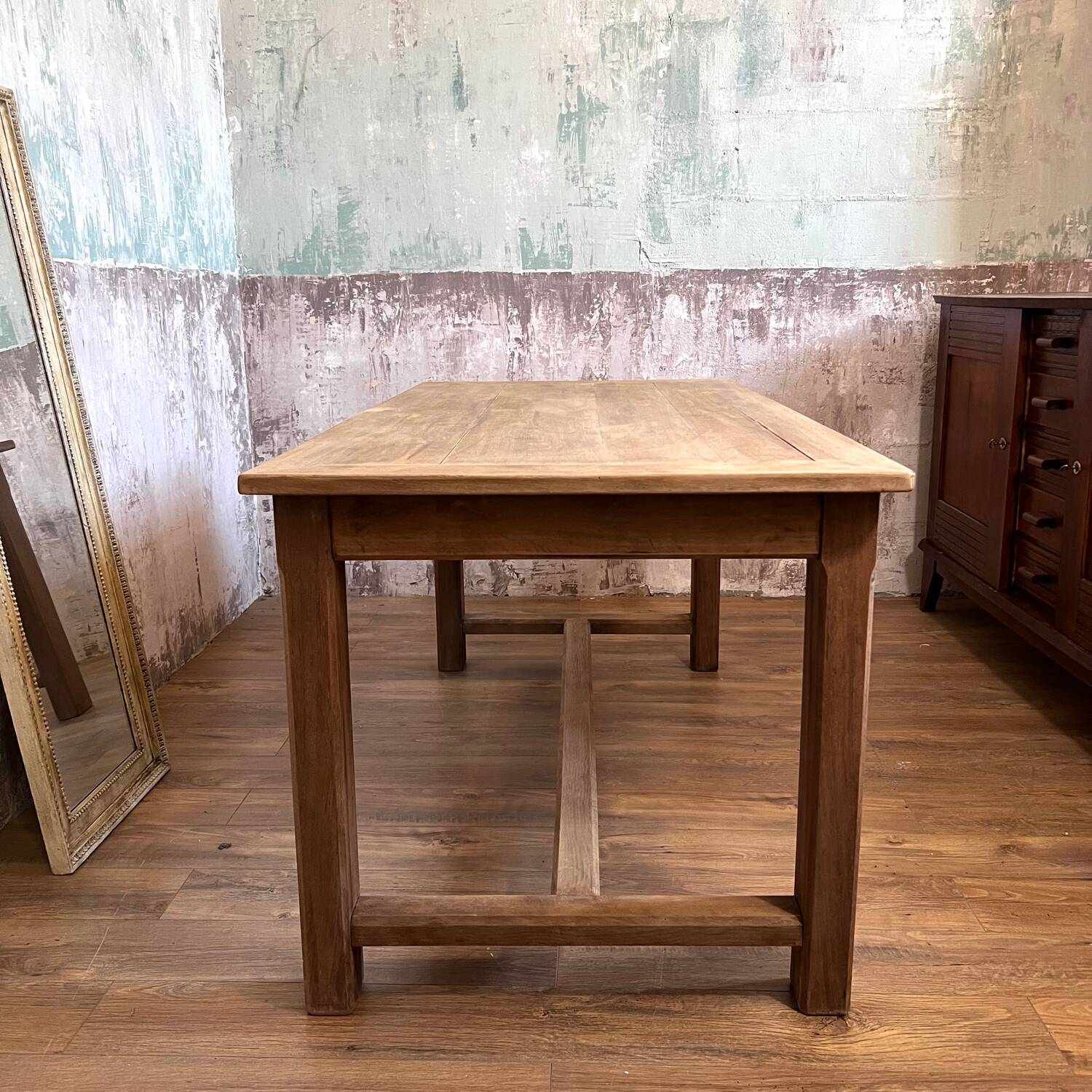 Oak farmhouse table