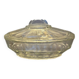 Vintage glass butter dish