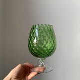 Large translucent green empoli vase