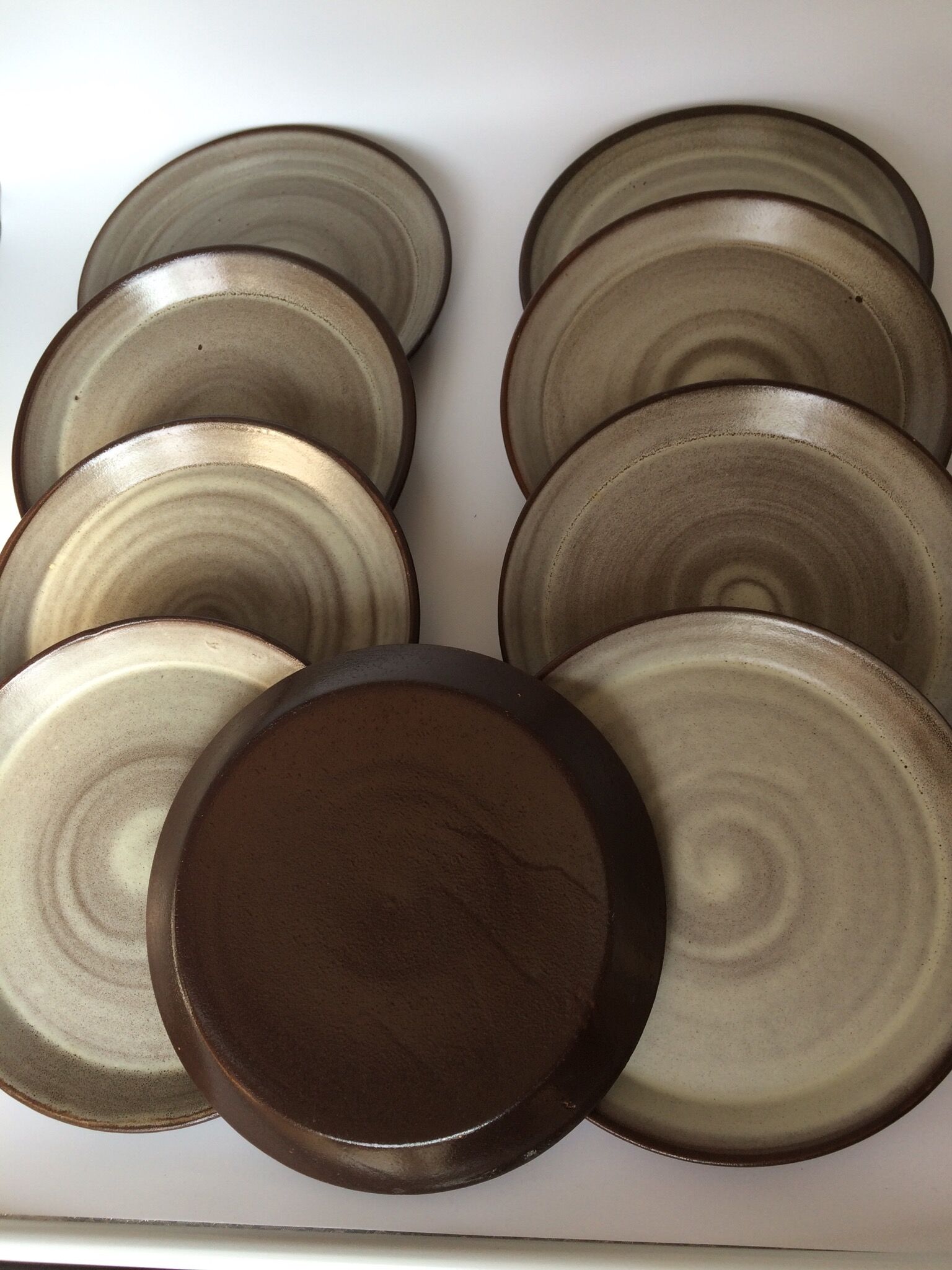 9-sandstone dessert plates