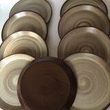 9-sandstone dessert plates
