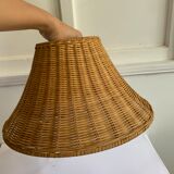 Rattan lampshade