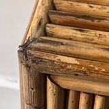 Vintage bamboo sideboard, Italy 1970