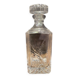 Carafe à whisky en cristal taillé