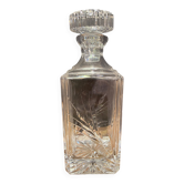 Cut crystal whisky decanter