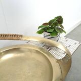 Art Deco jaren 20 messing mand, schaal