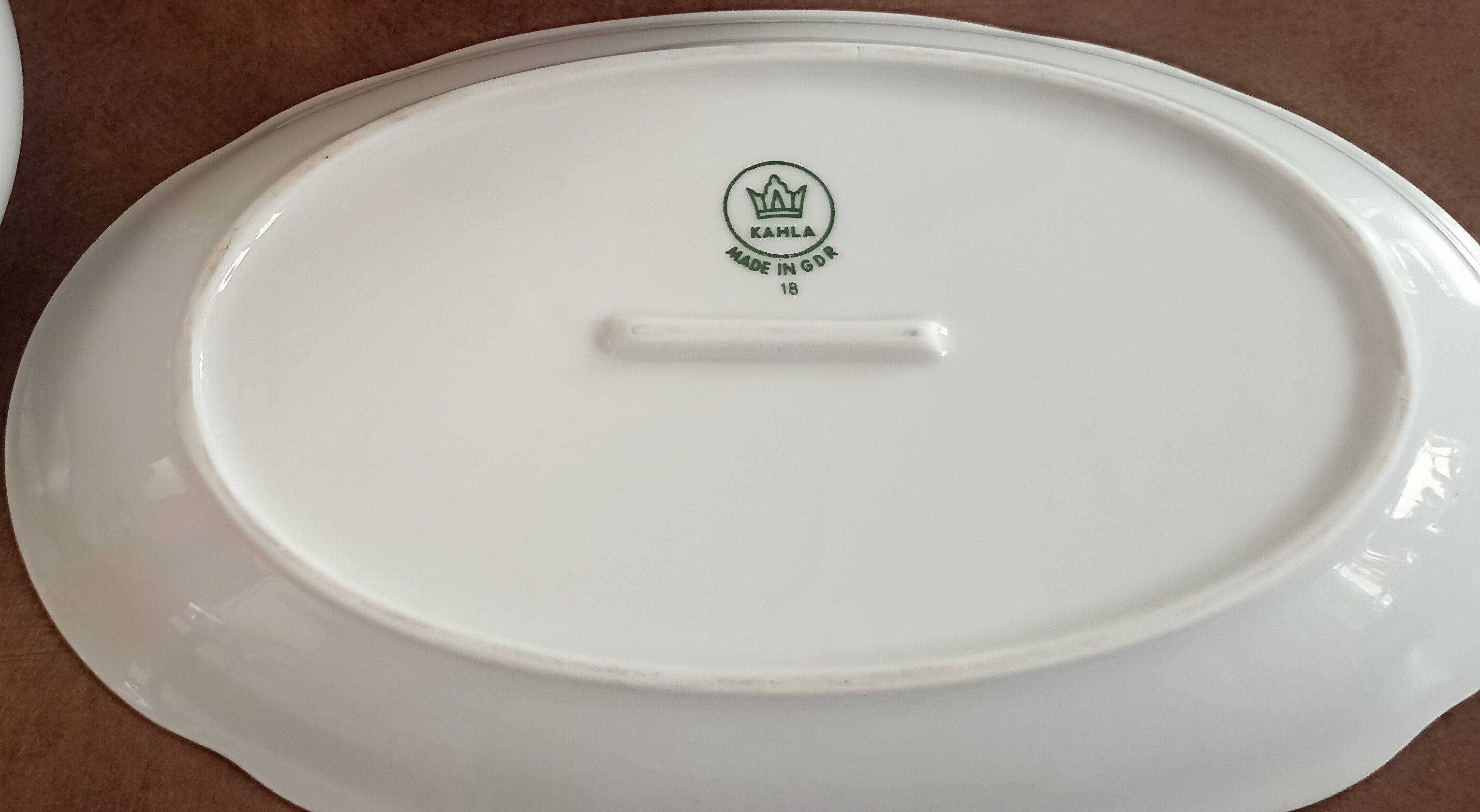 saucière en porcelaine allemande blanche kahla
