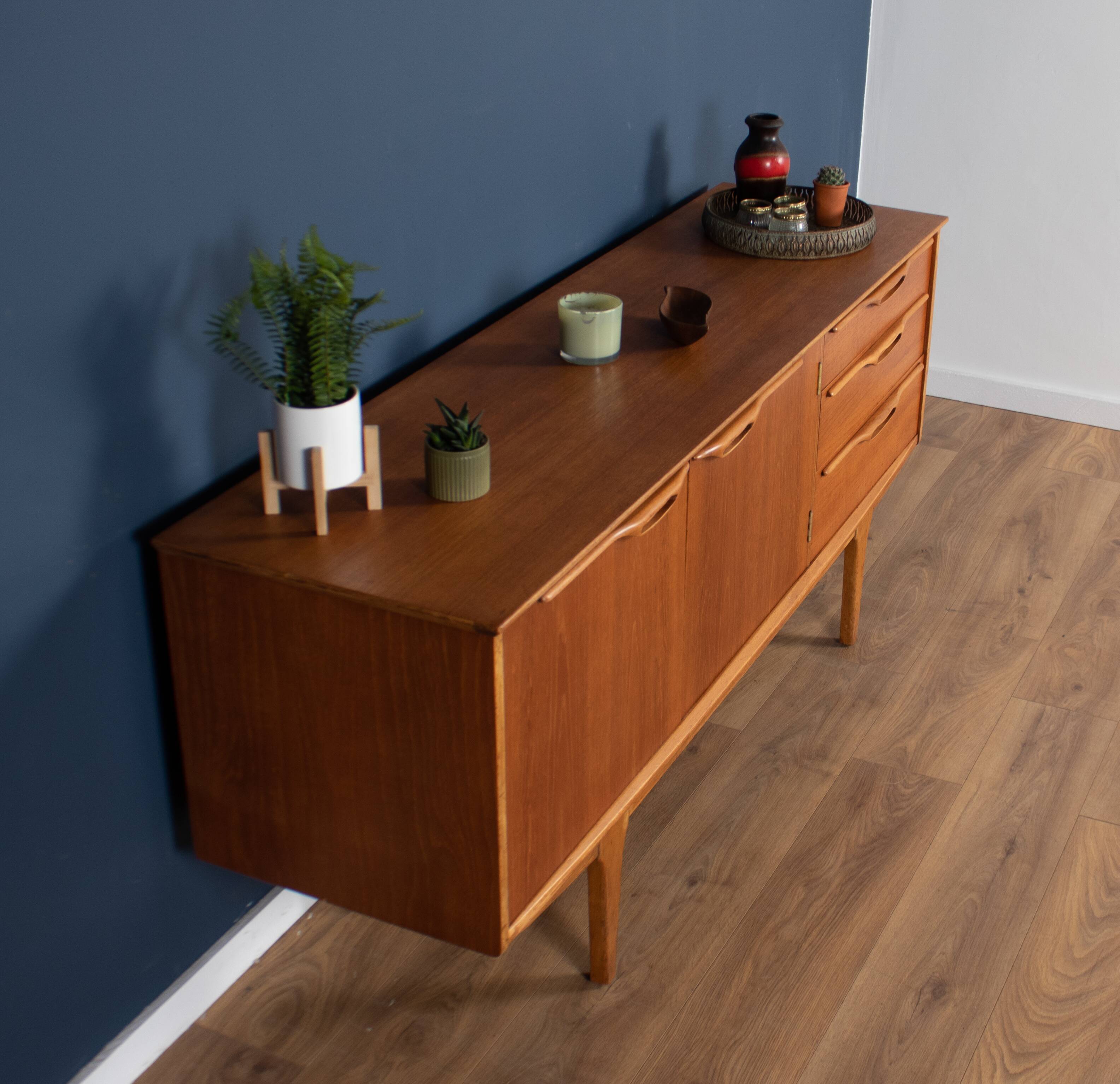Retro teak 1960s short jentique classic mid century sideboard