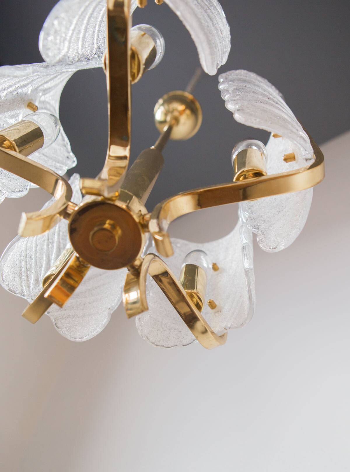 Swedish chandelier 60s Carl Fagerlund / Orrefors