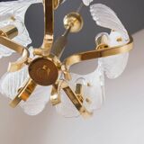 Swedish chandelier 60s Carl Fagerlund / Orrefors