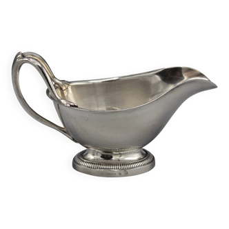 Old sauce boat table service silver plated metal maison ercuis