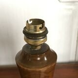 Art deco wooden lamp