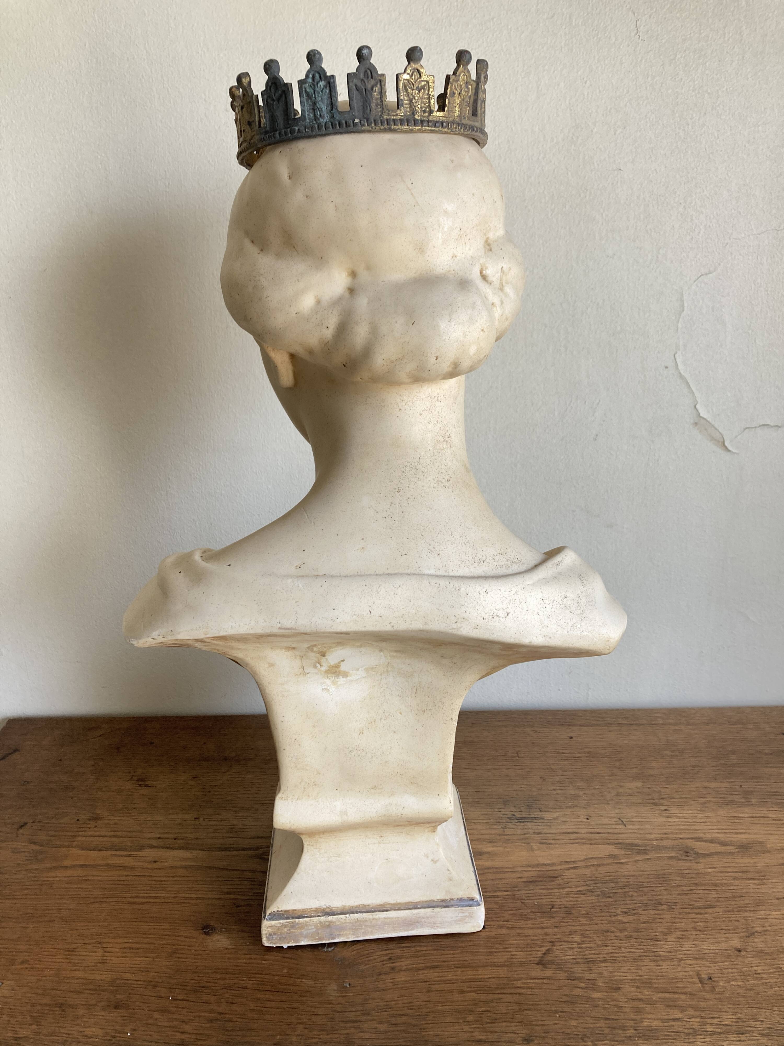 Plaster head known as Wicar, Renaissance Italy 17th century, Louvre Museum