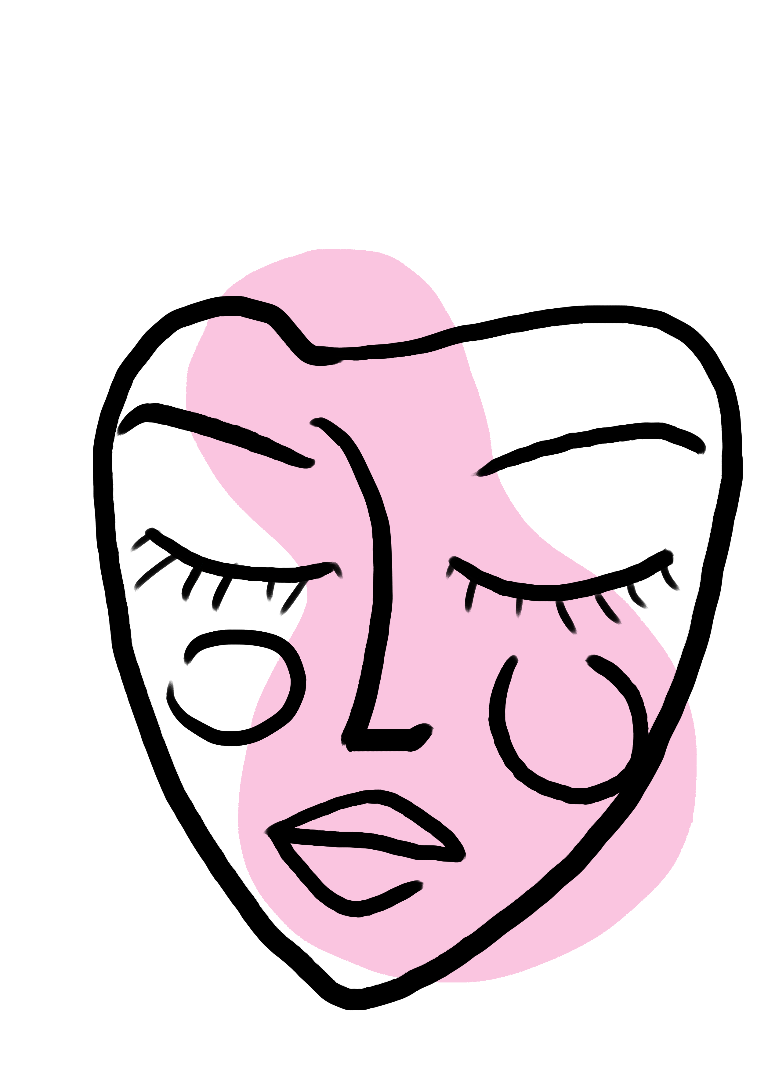 Pink face