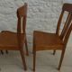 4 chaises bistrot en bois de marque stella