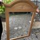 Golden mirror with wheat decoration