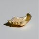 Murano glass shell catchall, Italy, 1980s