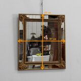 Rectangular mirror with Parecloses - Early twentieth century