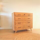 Commode pieds compas vintage