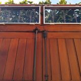 Double entrance door 227x142.2cm oak multi-point lock and its frame