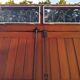 Double entrance door 227x142.2cm oak multi-point lock and frame