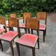 lot 6 chaises Art Déco / vintage