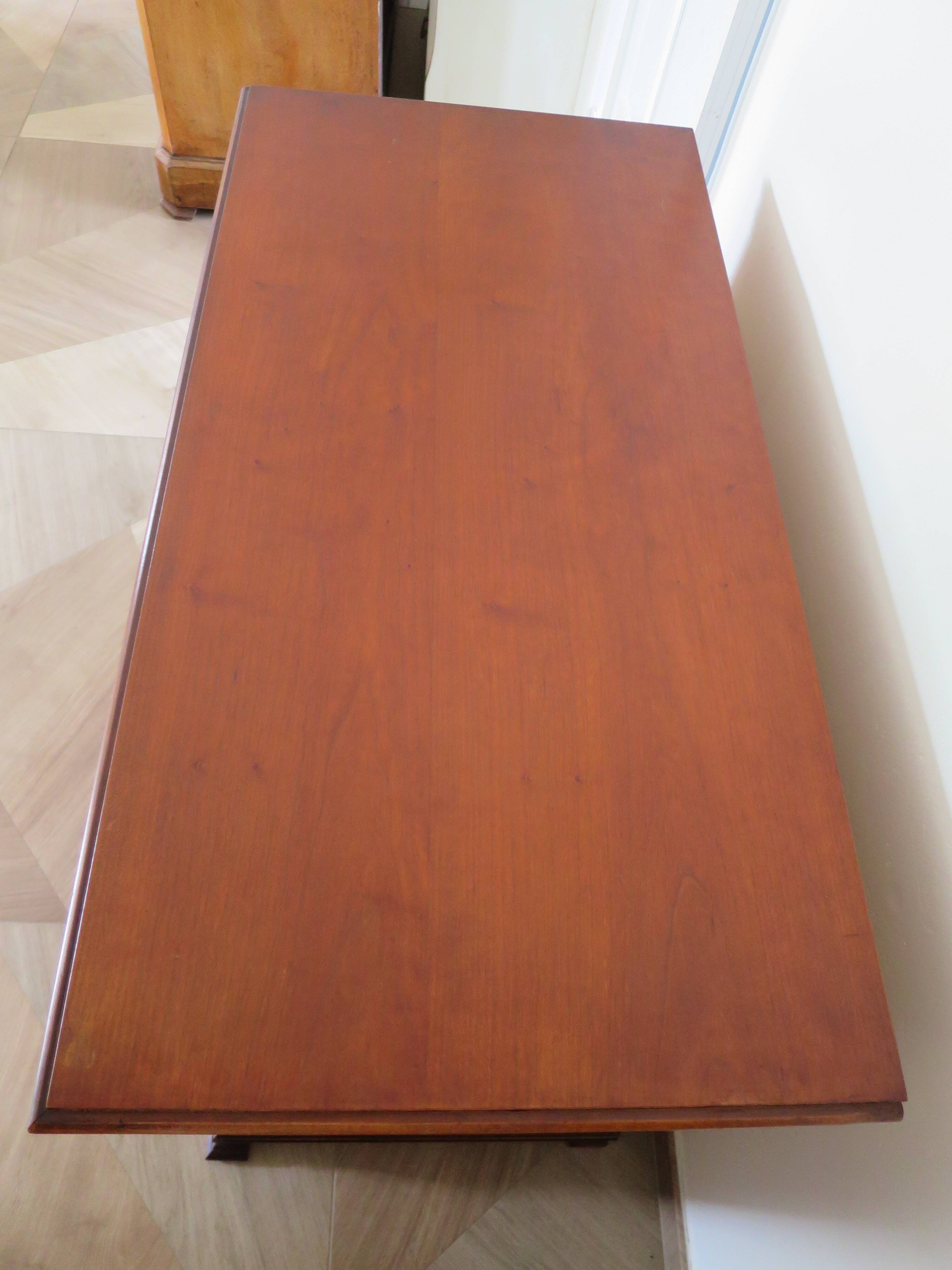 Elegant cherry wood chest of drawers – 3 drawers – 80s