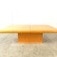 Vintage hidden bar coffee table by Eric Maville, 1970s