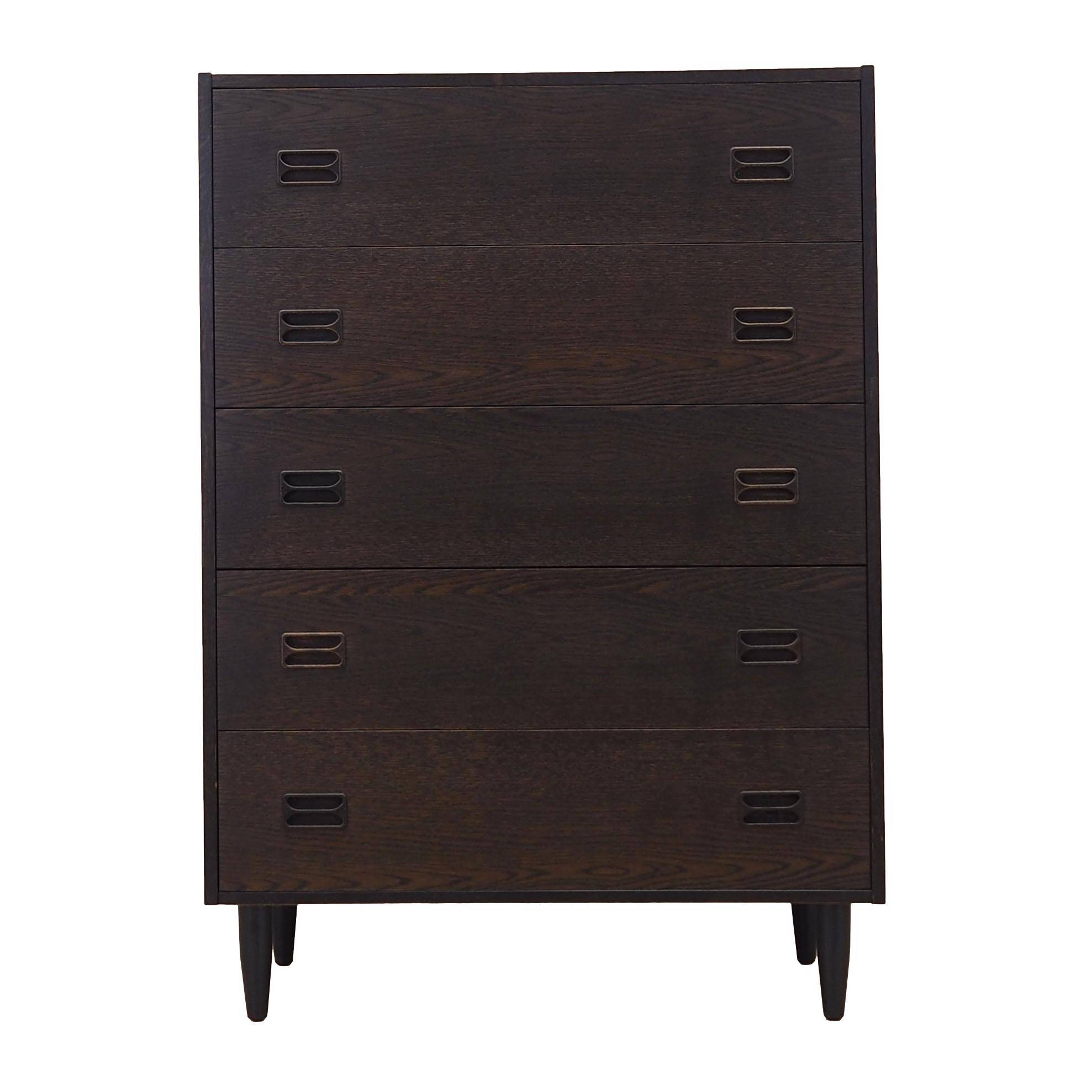 Oak chest of drawers, Danish design, 1970s, production: Denmark