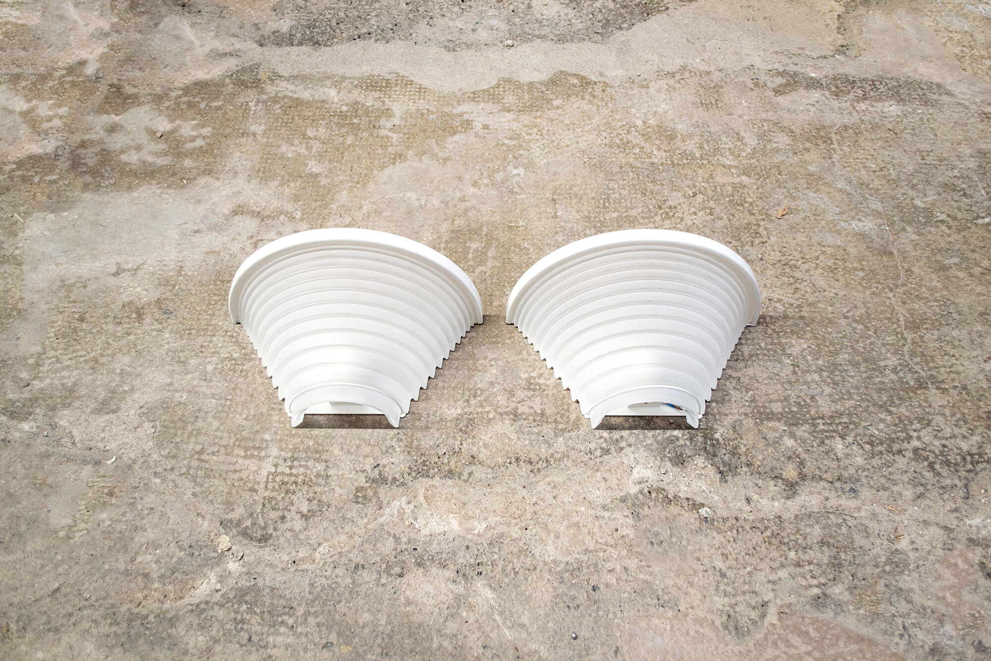 Wall lamps Artemide Egisto 28 wall by Angelo Mangiarotti, Italy, 80s, set of 2