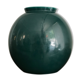 Guido Andloviz Italian big green ceramic vase, 19450s