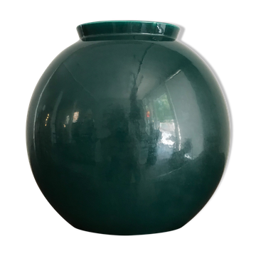 Vase en céramique verte italienne Guido Andloviz années 19450