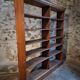 Large open shop shelf from an old French store by Chalmette, 1930s.