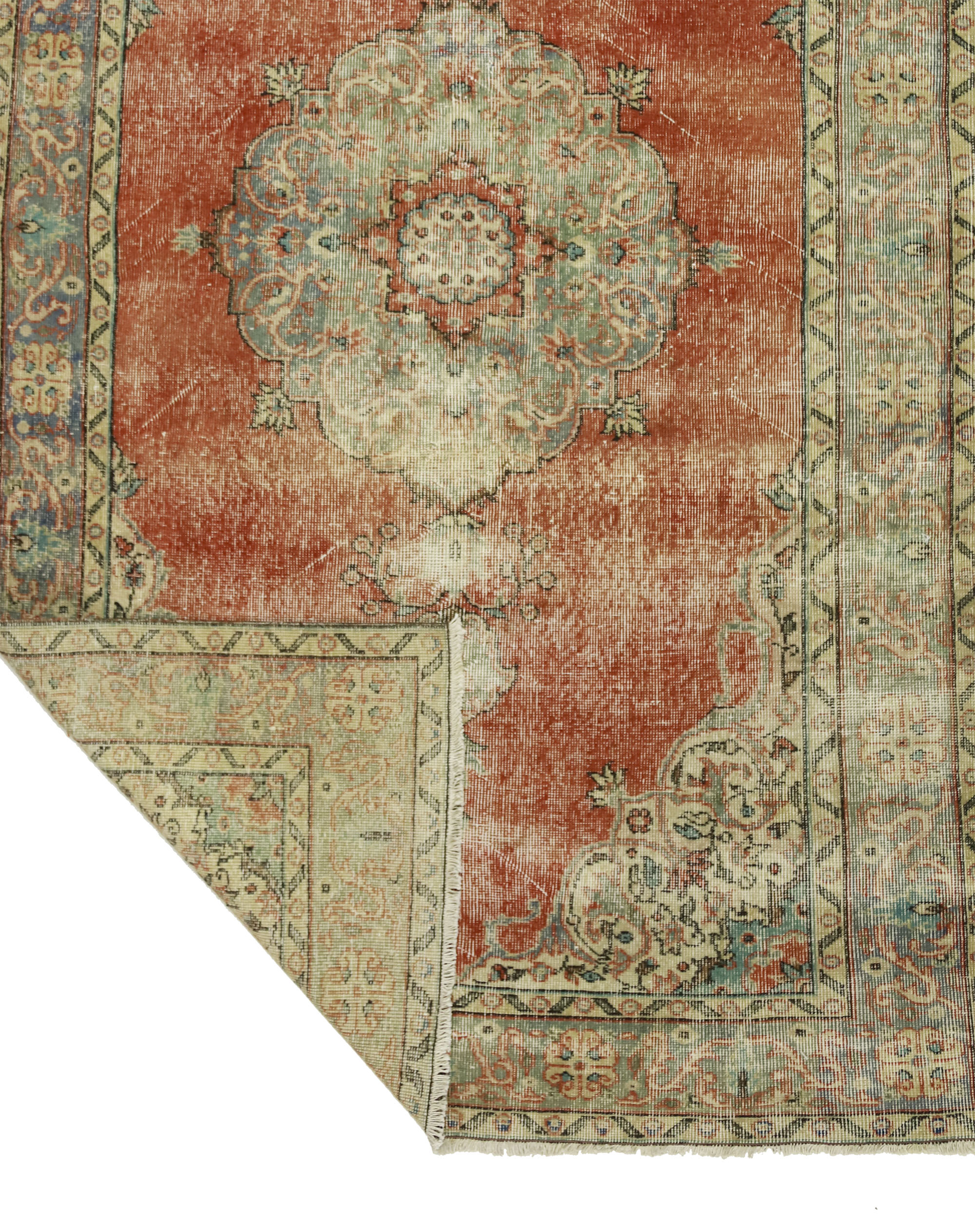 Anatolian handmade vintage rug 265 cm x 160 cm
