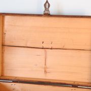 Wooden pre-war box with metal handle