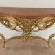 Console in gilded wood of style Louis XV 1970