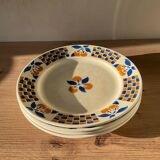 Lot of Badonvillier plates Beauvais model