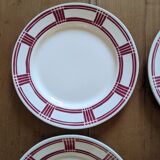 4 Badonviller dessert plates