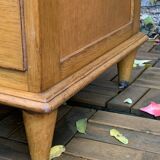 Vintage oak chest of drawers 1960