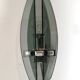 Smoked glass wall sconce. Italy, 1970s.