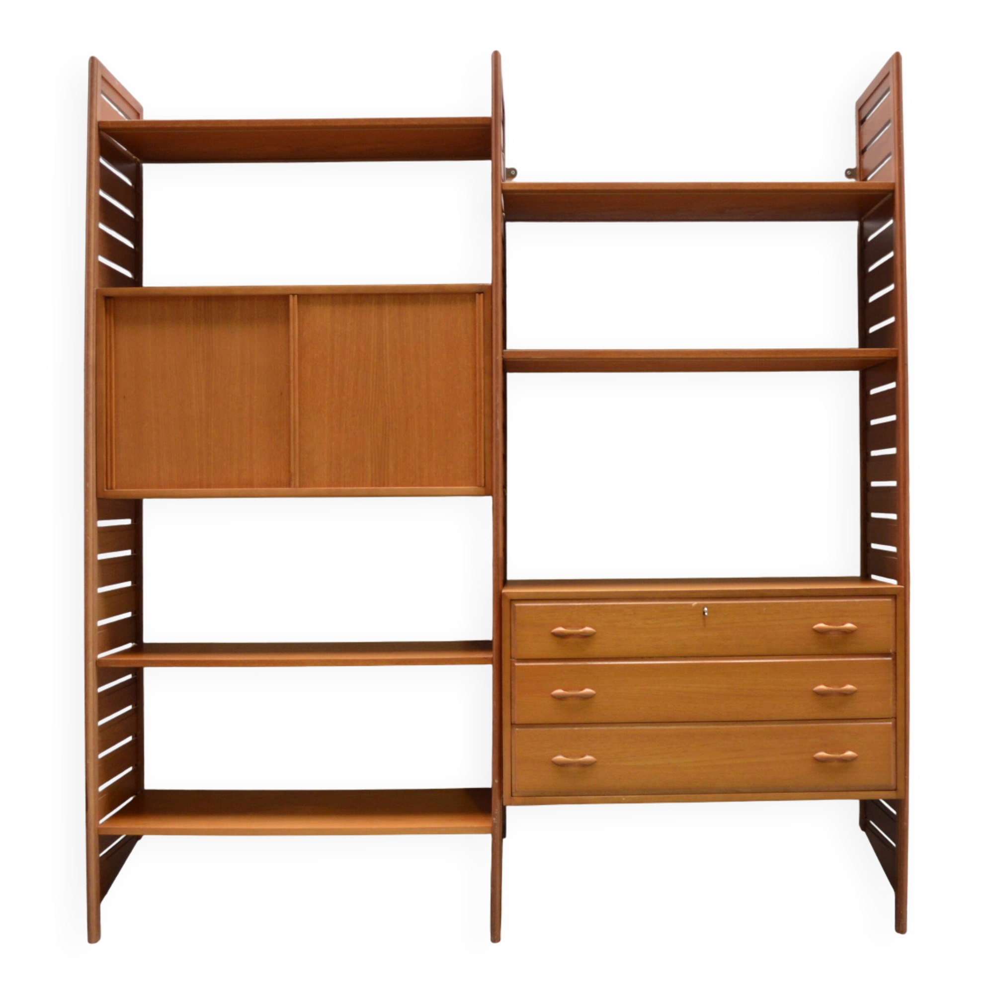 Large modular Ladderax bookshelf 186 cm