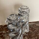 Pair of "Aladin" candlesticks in Baccarat crystal