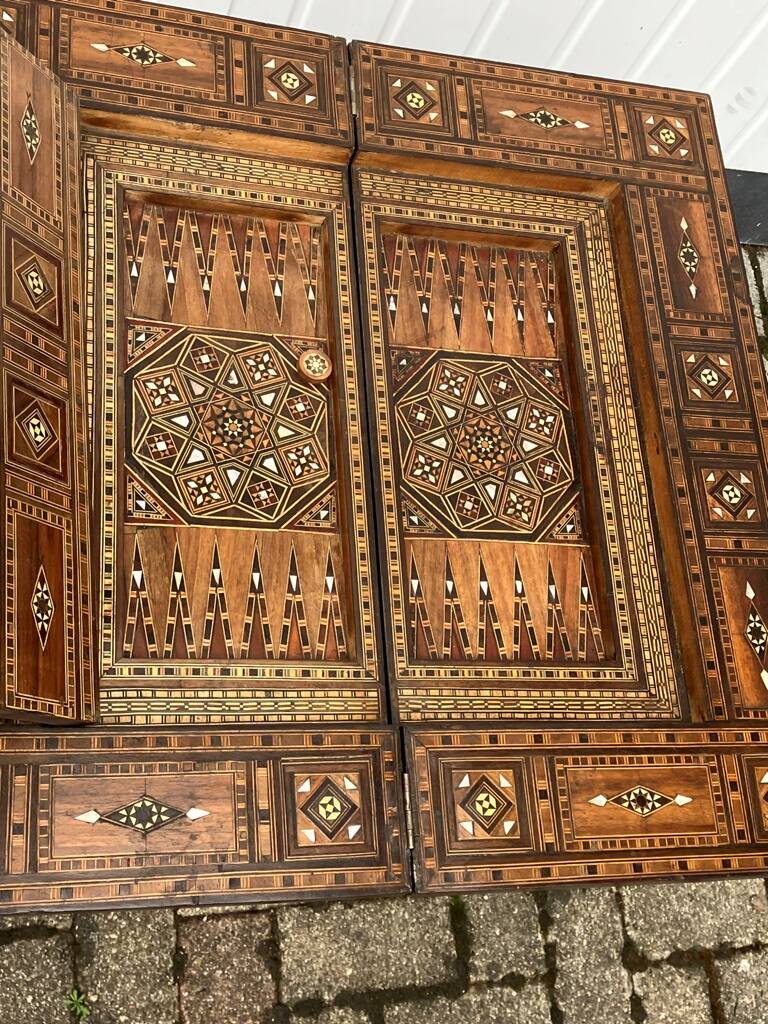 Marked game table, late 19th century to early 20th century, Syria.
